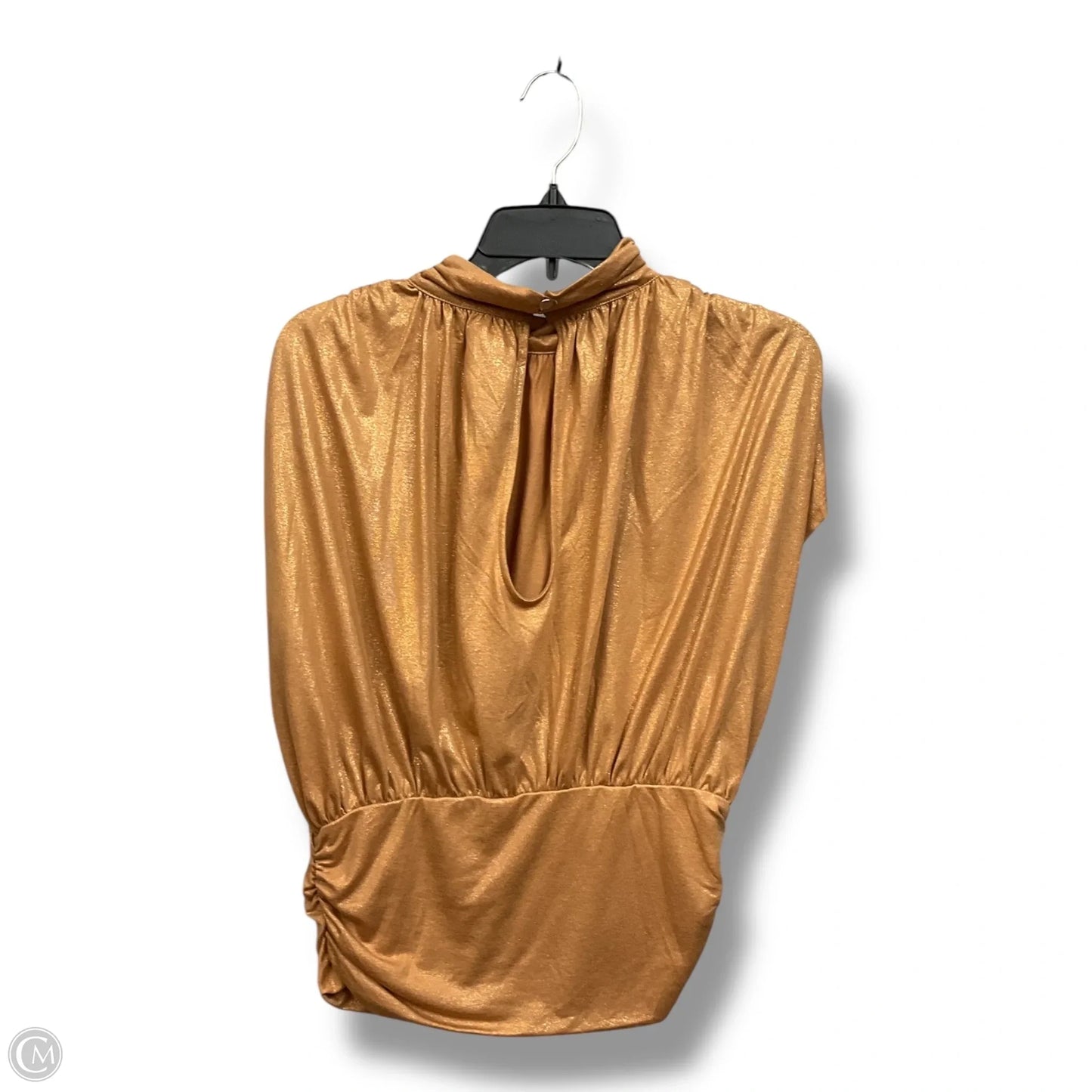 Top Sleeveless By Maeve In Gold, Size: M