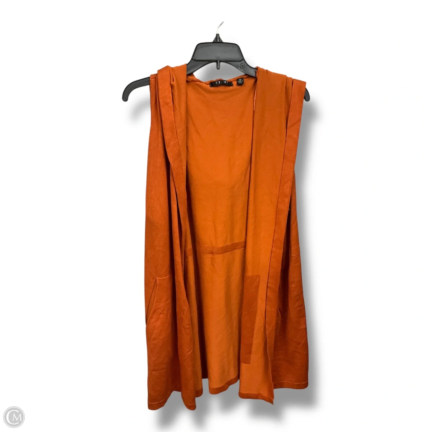 Vest Other By Cyrus Knits In Orange, Size: 1x