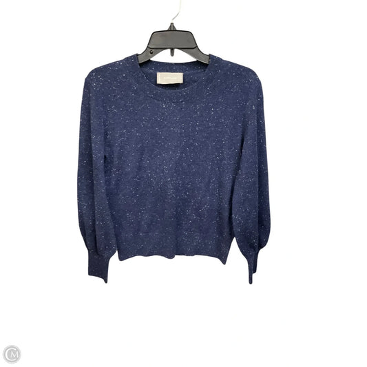 Top Long Sleeve By Everlane In Blue, Size: S