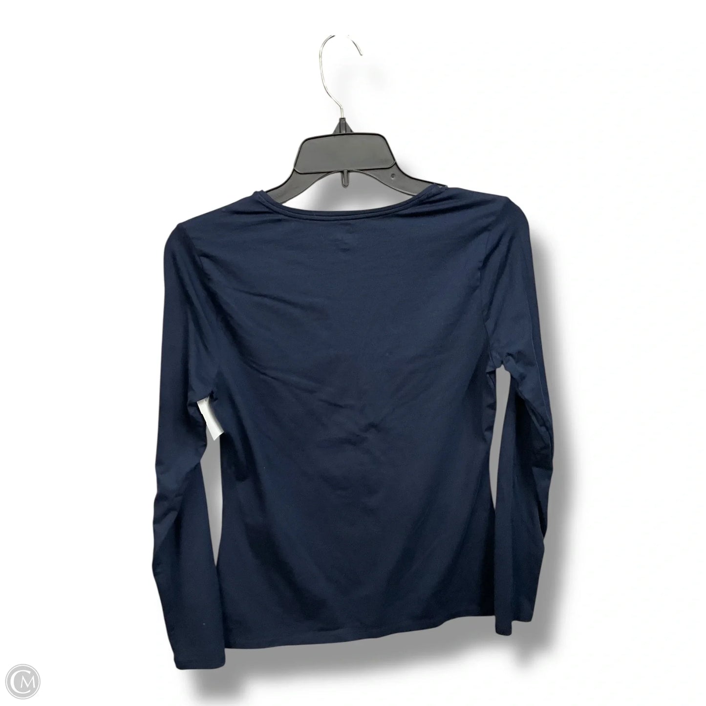 Top Long Sleeve Basic By Lands End In Navy, Size: S