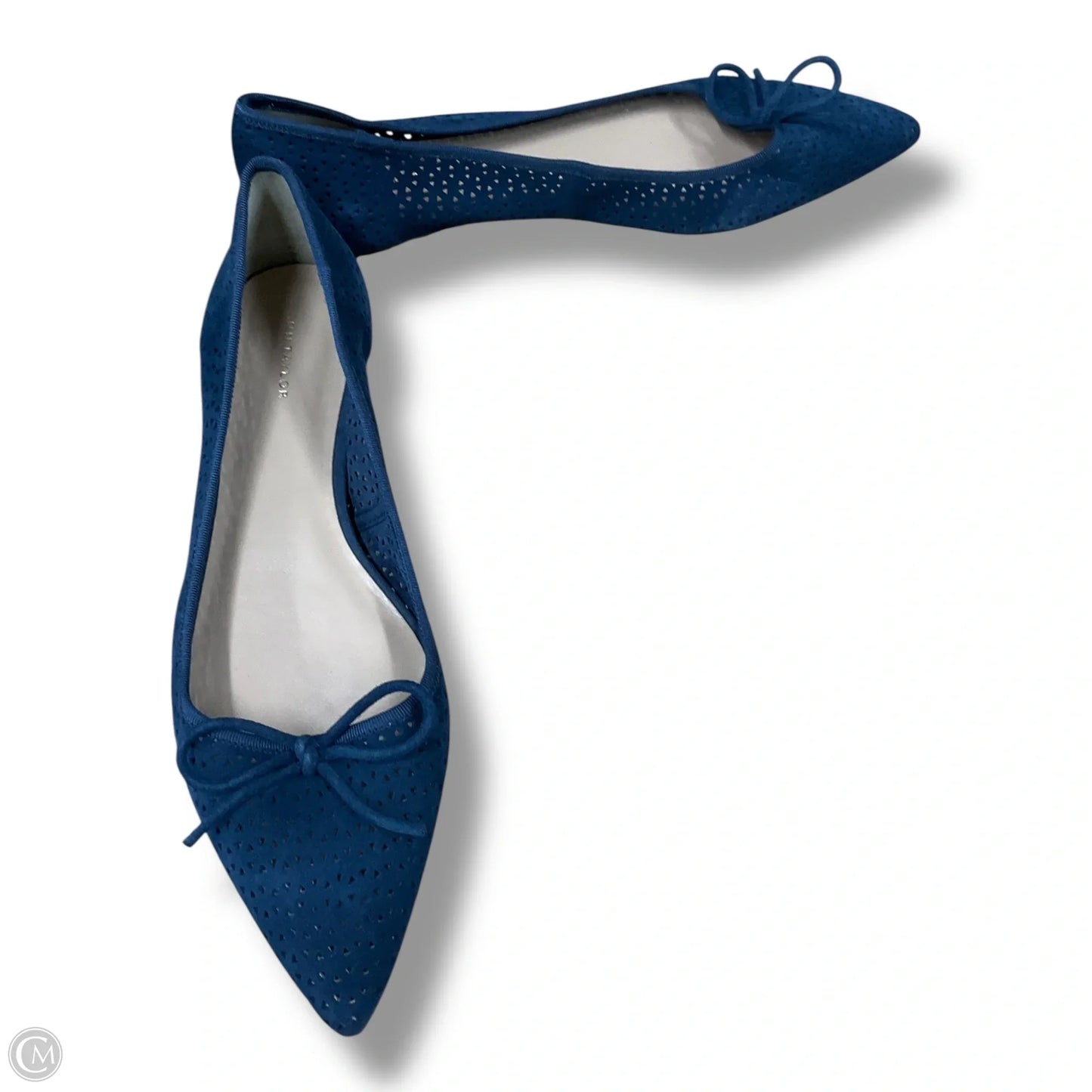 Shoes Flats By Ann Taylor In Blue, Size: 9.5
