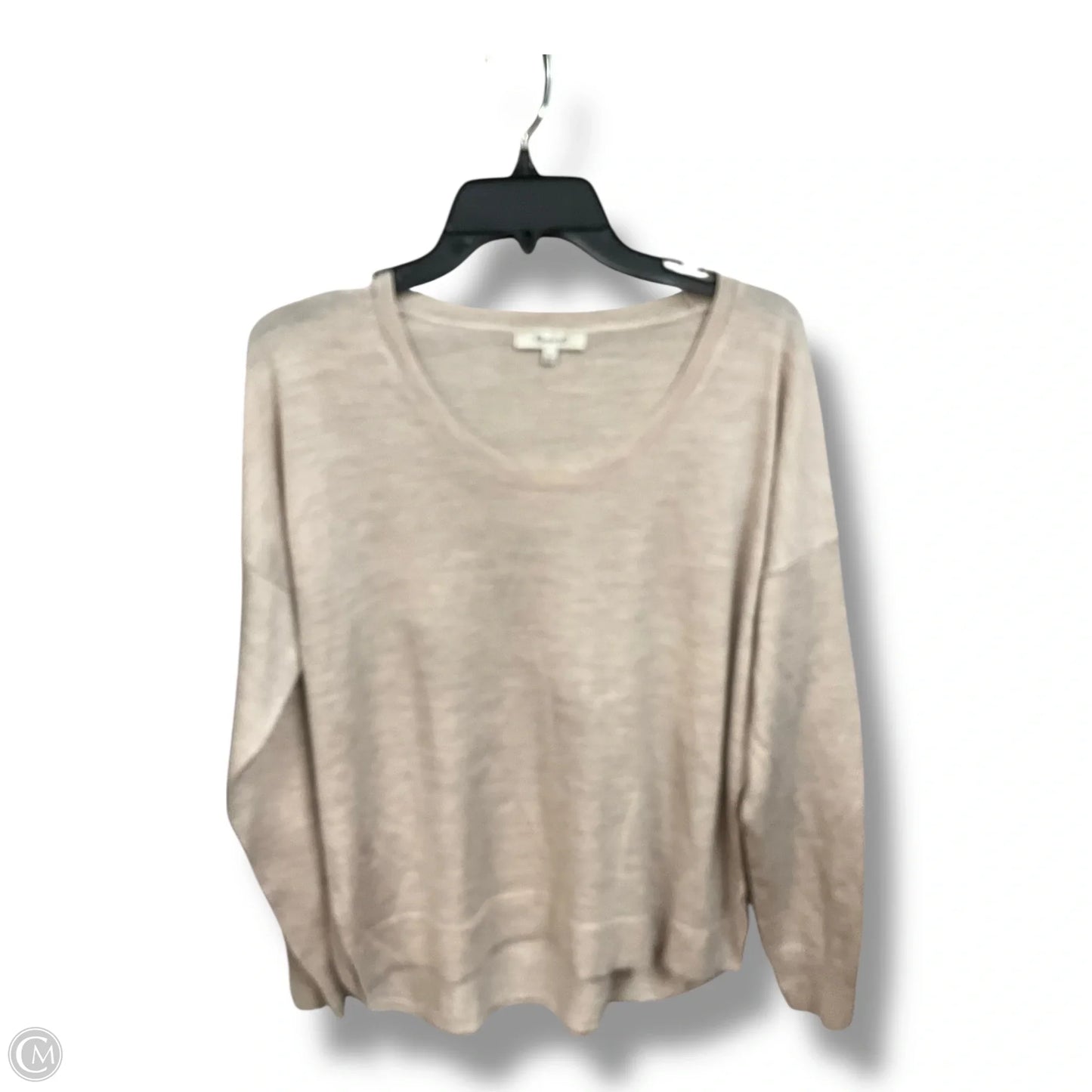 Top Long Sleeve By Madewell In Taupe, Size: M