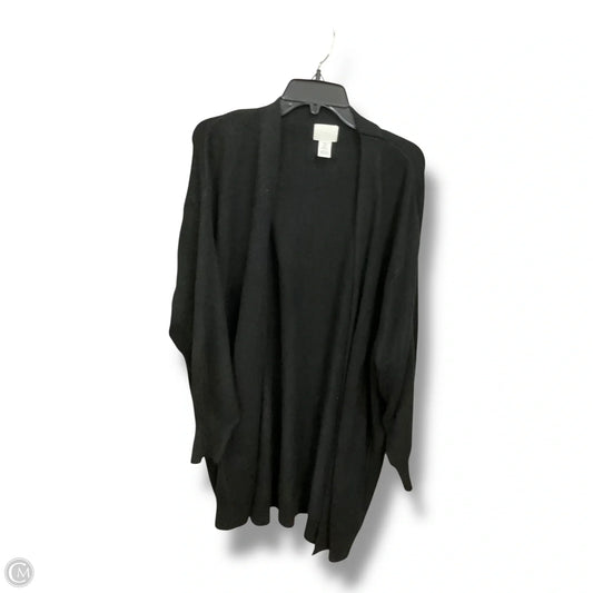 Sweater Cardigan By H&m In Black, Size: Xl