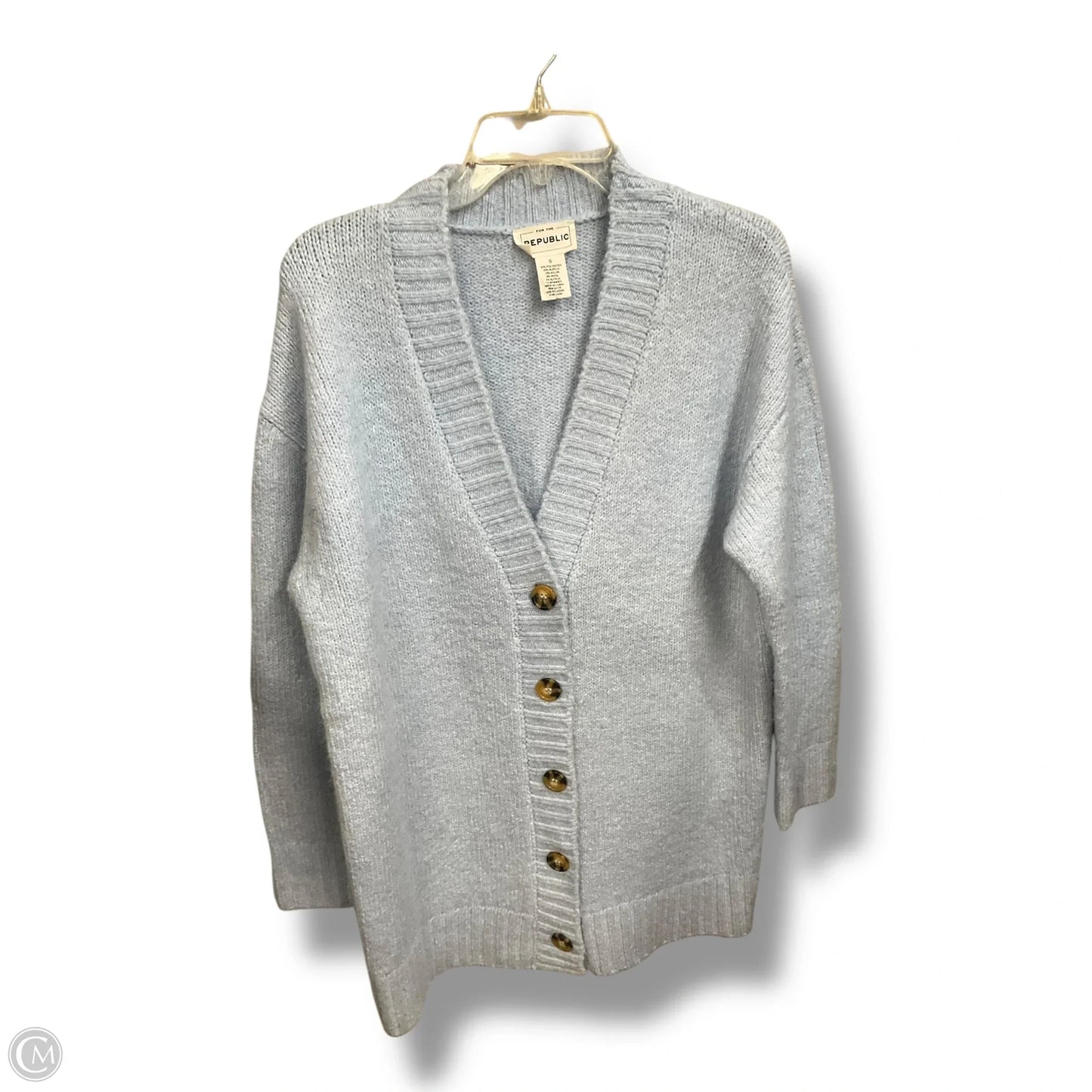 Sweater Cardigan By For The Republic In Blue, Size: S