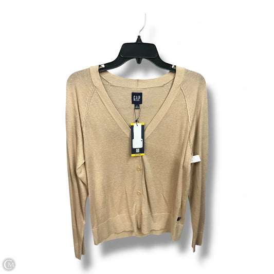 Cardigan By Gap In Tan, Size: M