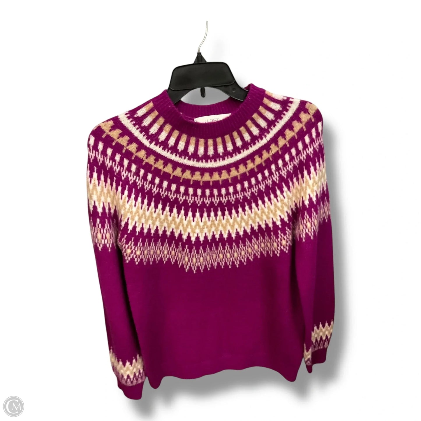 Sweater By Loft In Purple, Size: S