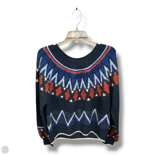 Sweater By Sundry In Geometric Pattern, Size: L