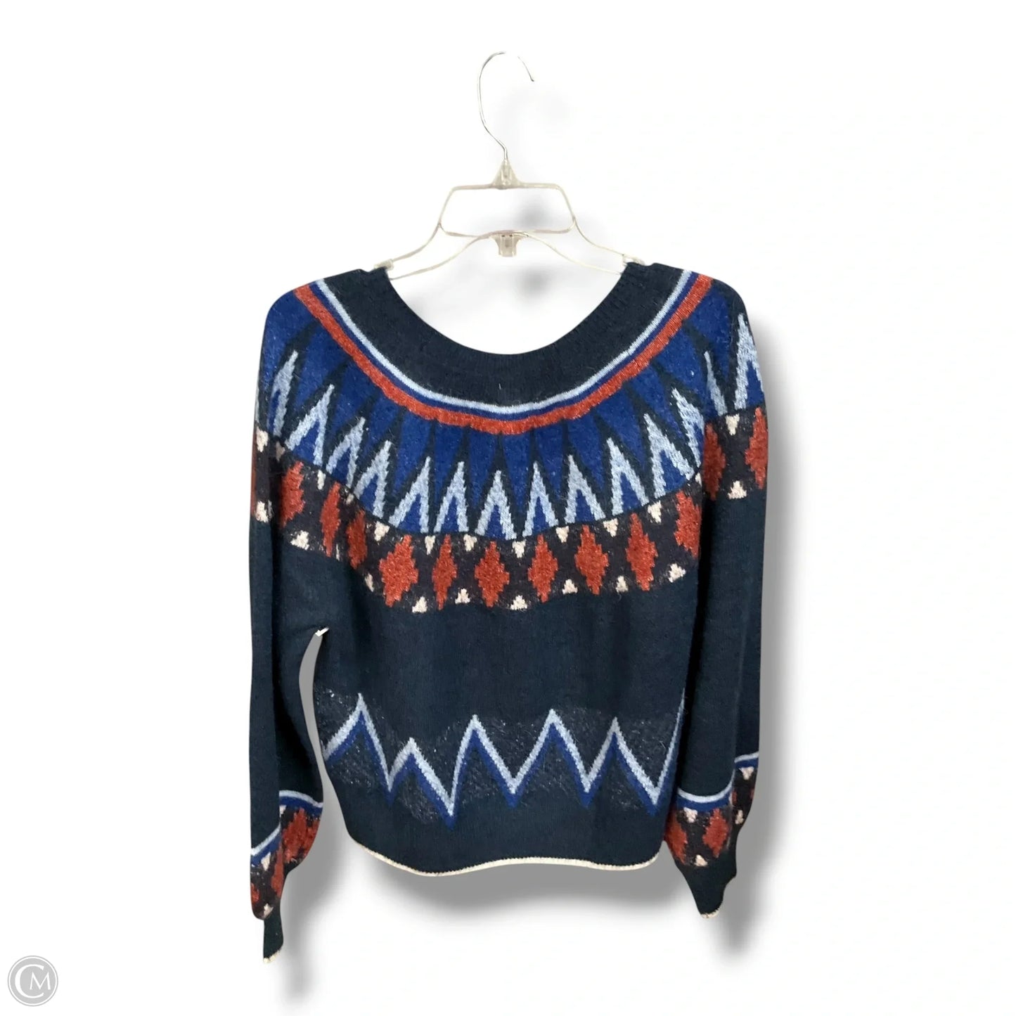 Sweater By Sundry In Geometric Pattern, Size: L