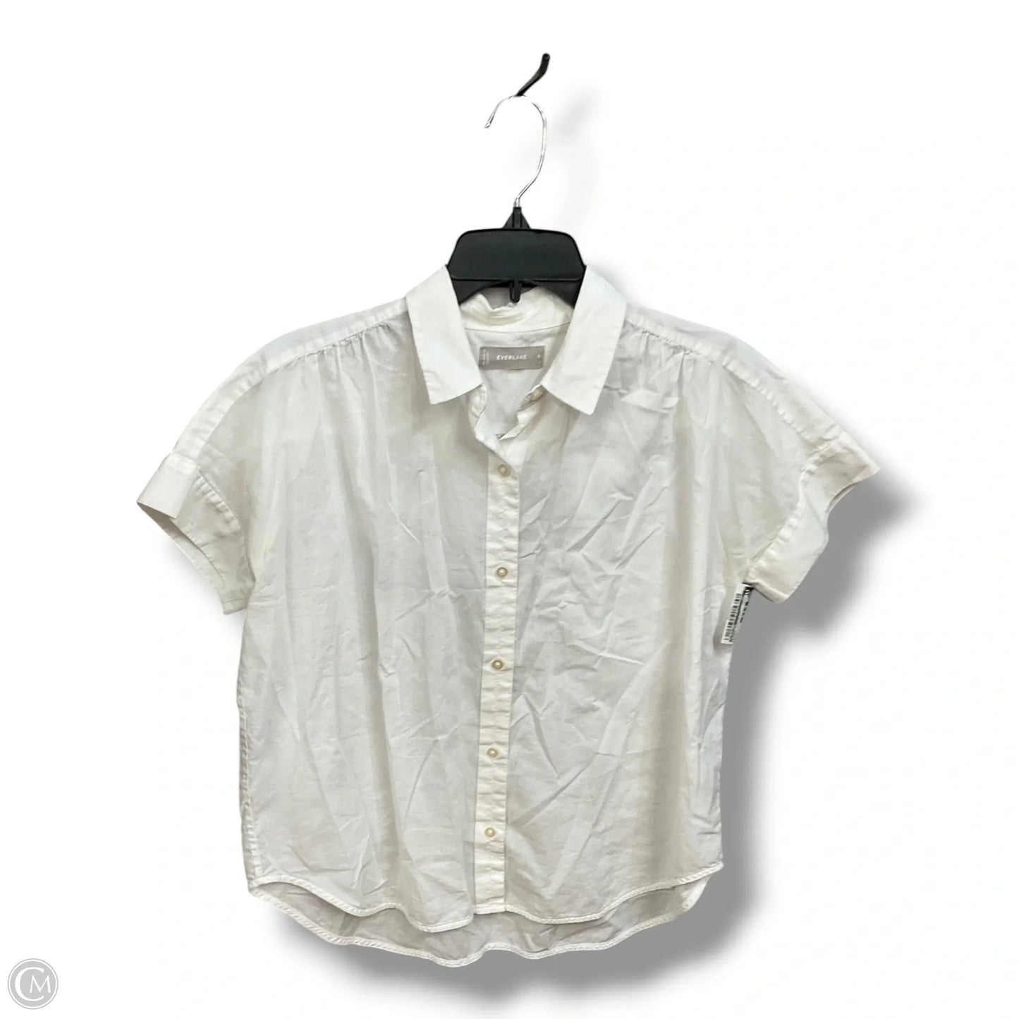 Blouse Sleeveless By Everlane In White, Size: S
