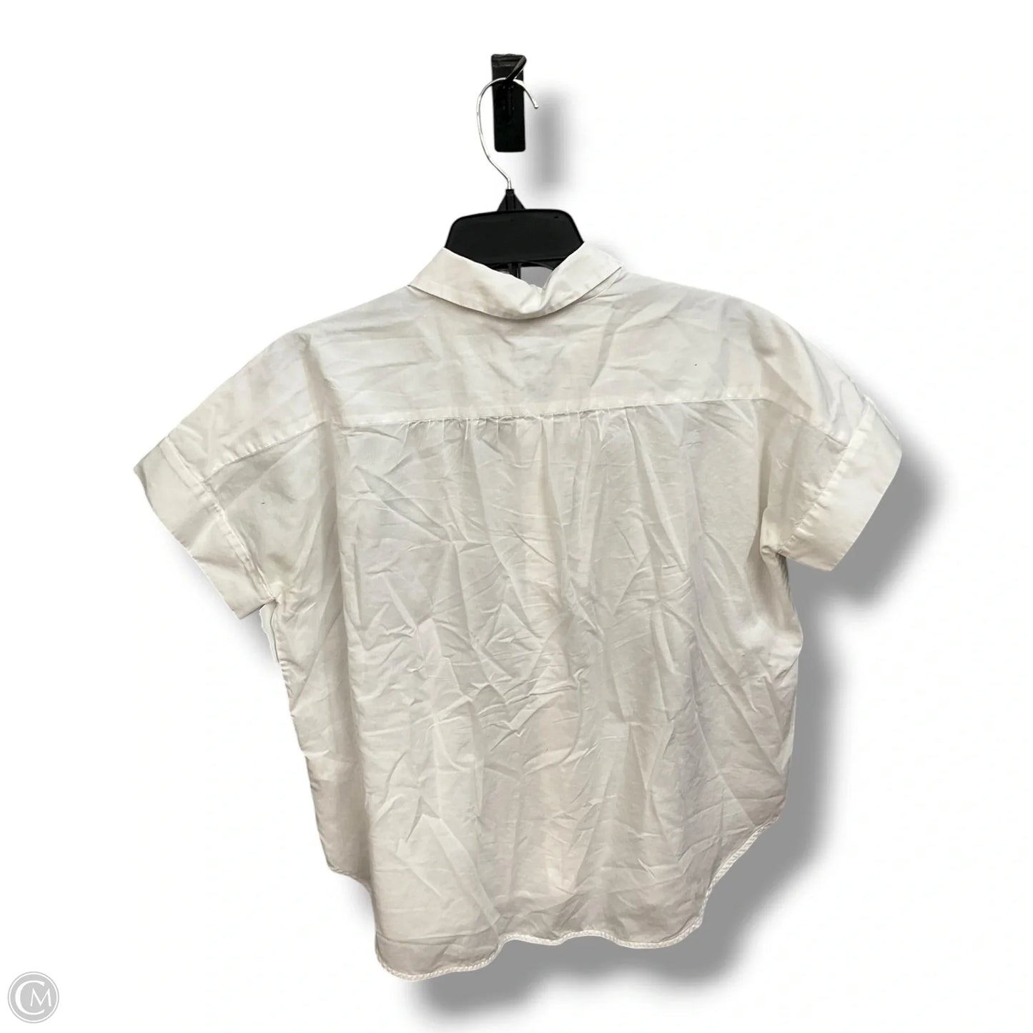 Blouse Sleeveless By Everlane In White, Size: S