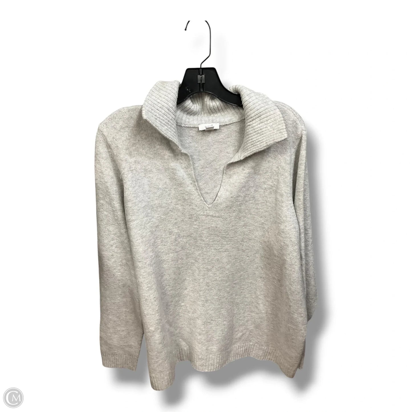 Sweater By Pure Jill In Grey, Size: Xl