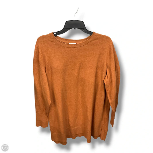 Tunic Long Sleeve By J. Jill In Orange, Size: Xl