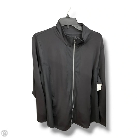 Athletic Jacket By Livi Active In Black, Size: 3x