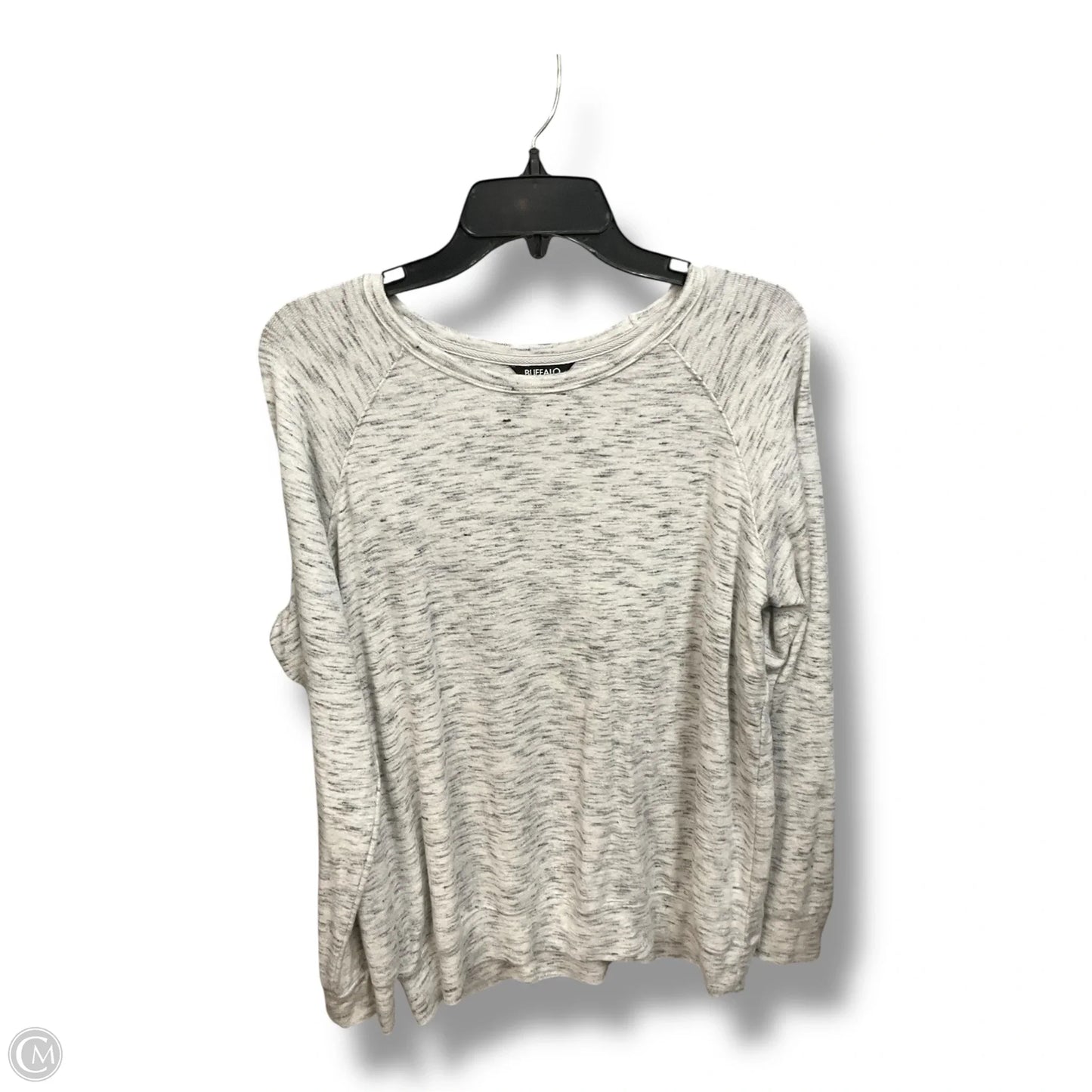 Top Long Sleeve By Buffalo David Bitton In Grey, Size: L