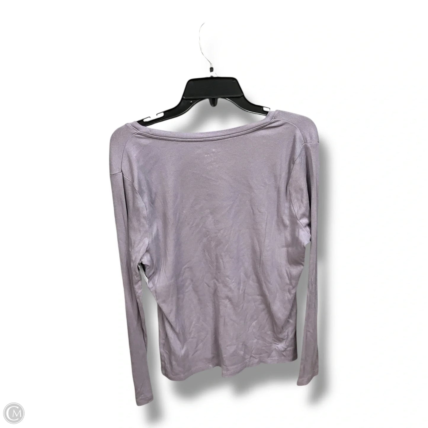 Top Long Sleeve Basic By A New Day In Purple, Size: Xl