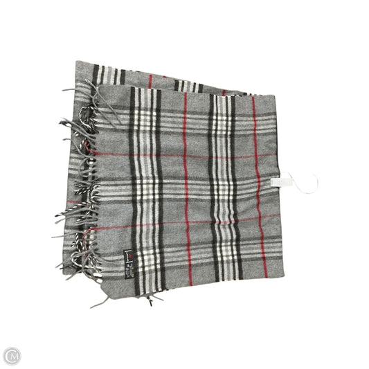 Scarf Winter By Clothes Mentor In Plaid Pattern
