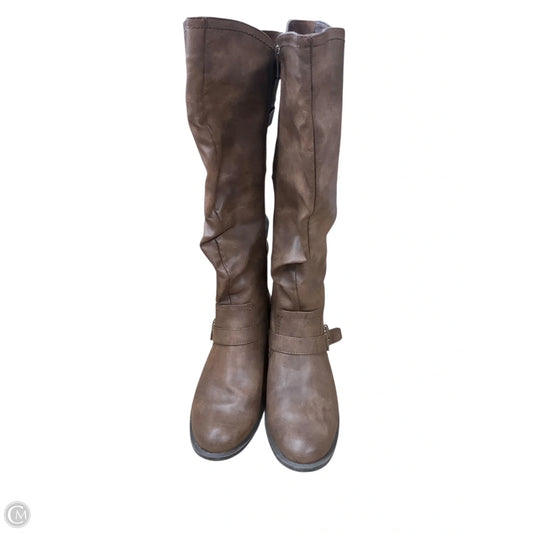 Boots Knee Flats By White Mountain In Brown, Size: 7.5