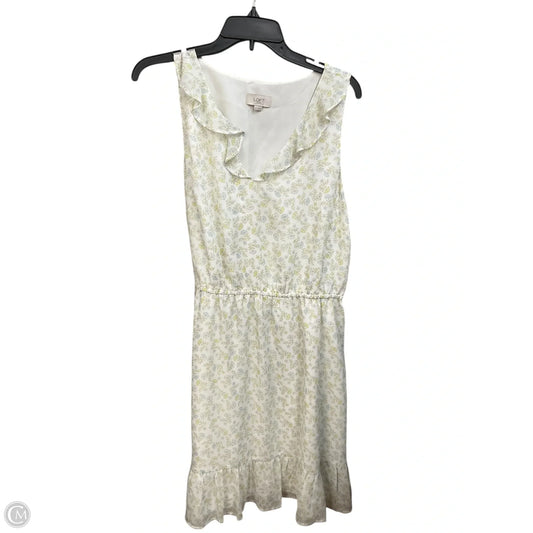 Dress Casual Short By Loft In Floral Print, Size: 14