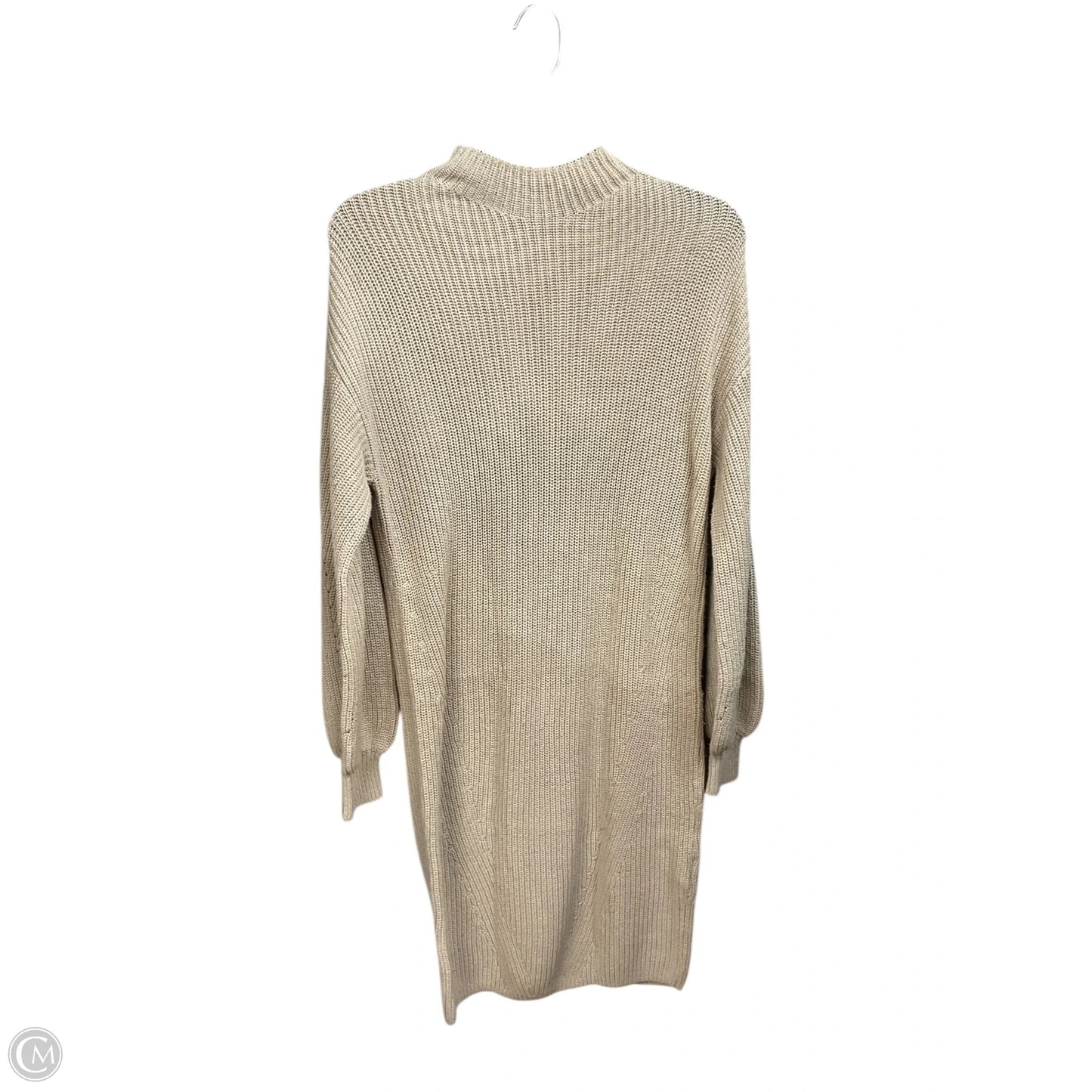 Dress Sweater By Style And Company In Beige, Size: M