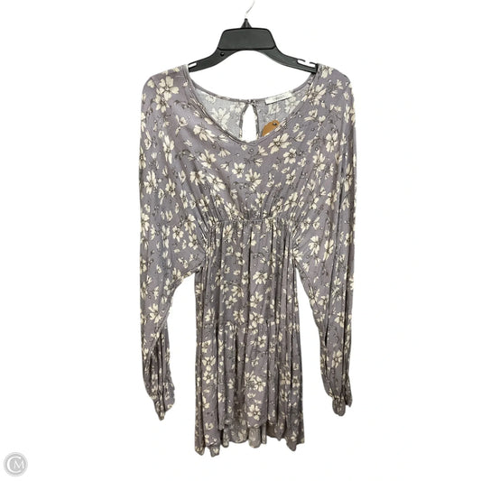 Dress Casual Short By Veveret In Floral Print, Size: M