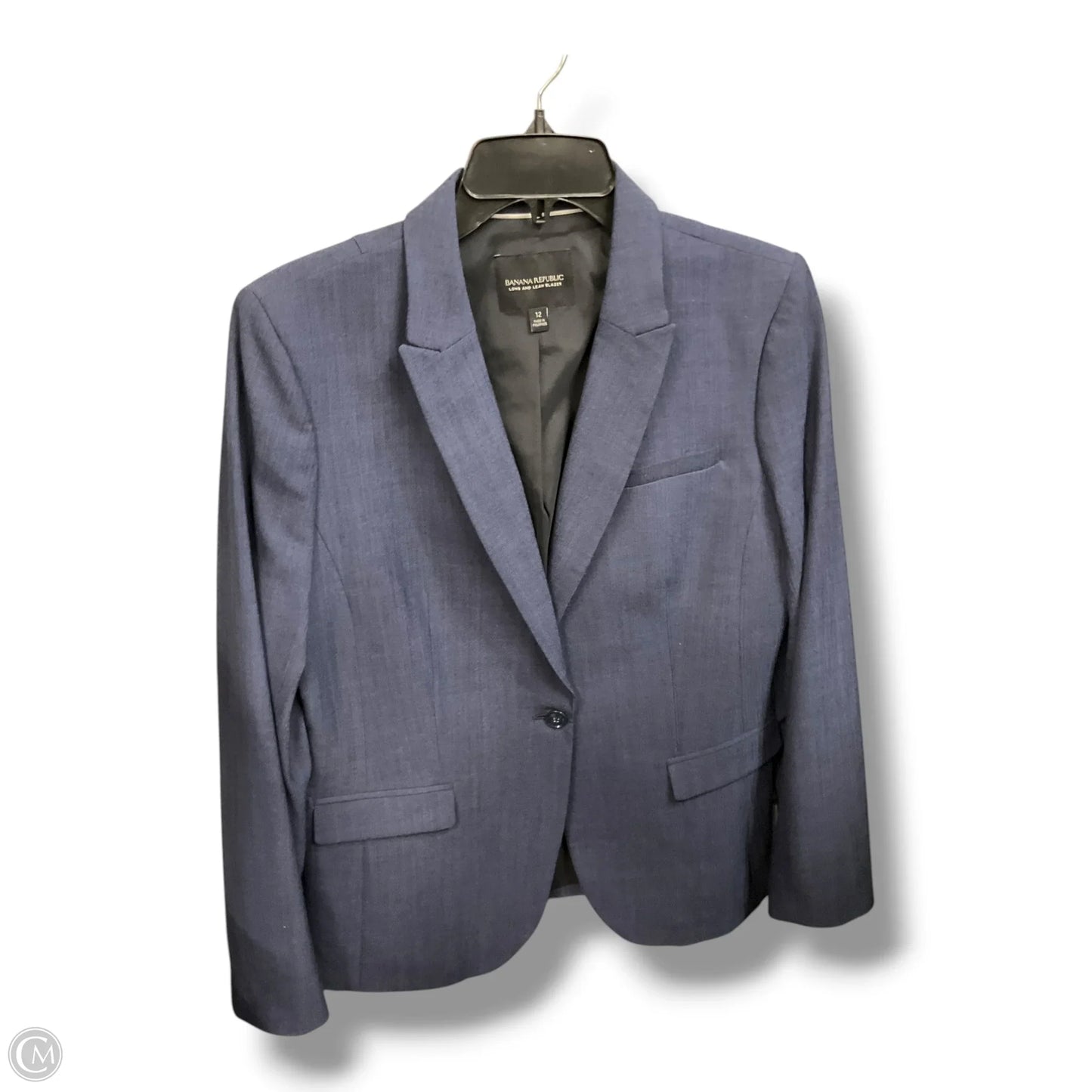 Blazer By Banana Republic In Blue, Size: L