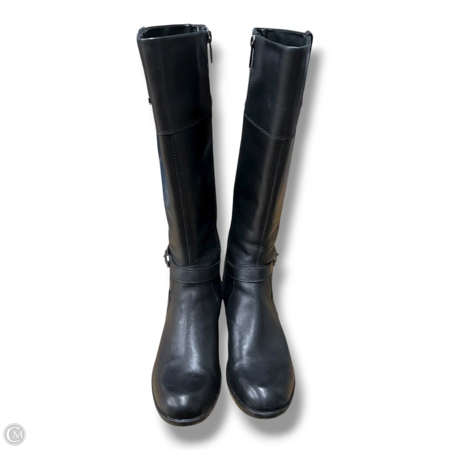 Boots Knee Heels By Bandolino In Black, Size: 6.5