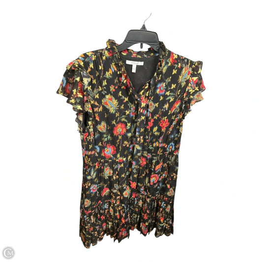 Dress Designer By Derek Lam In Black & Gold, Size: L