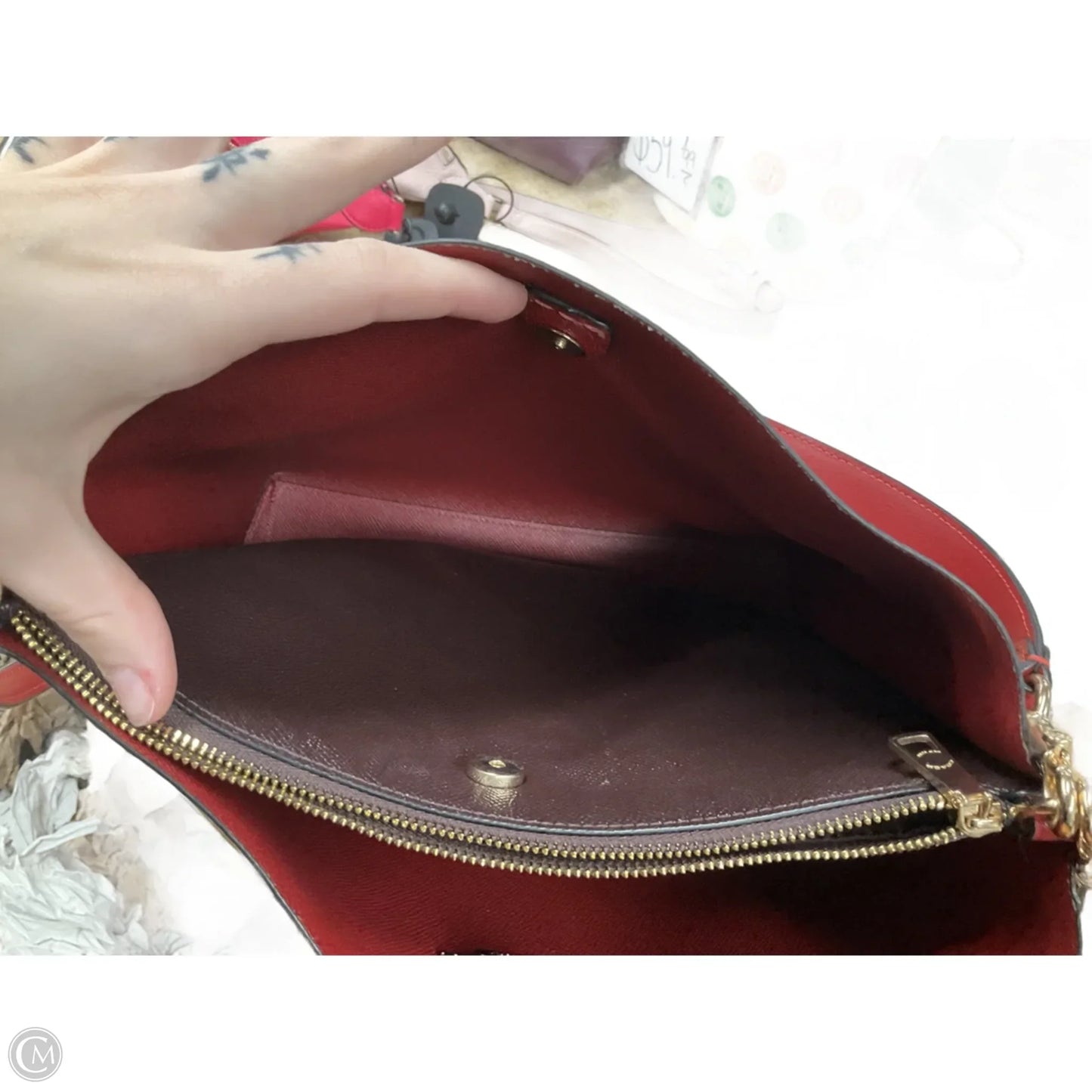 Handbag Designer By Coach, Size: Large