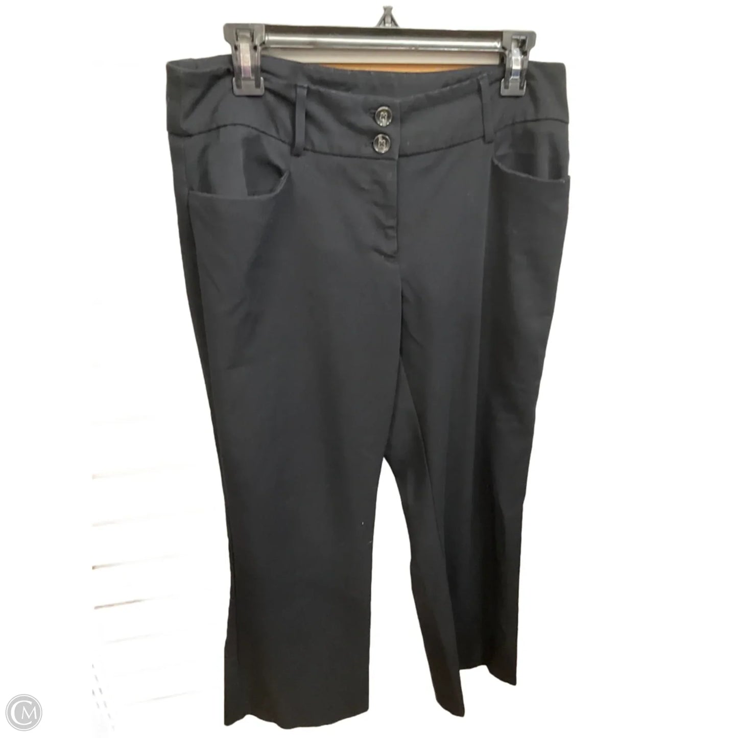 Pants Wide Leg By Alfani In Black, Size: 8