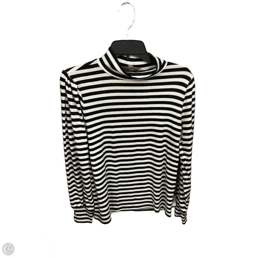 Top Long Sleeve By Loft In Striped Pattern, Size: S