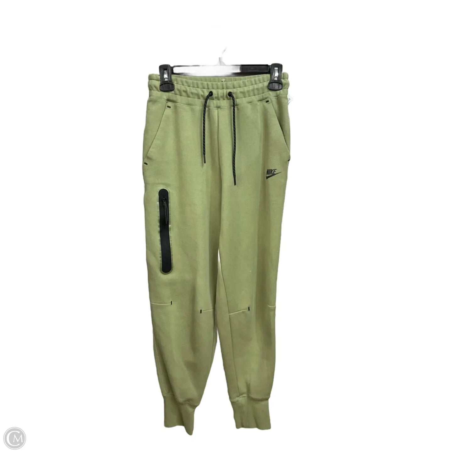 Athletic Pants By Nike Apparel In Green, Size: S