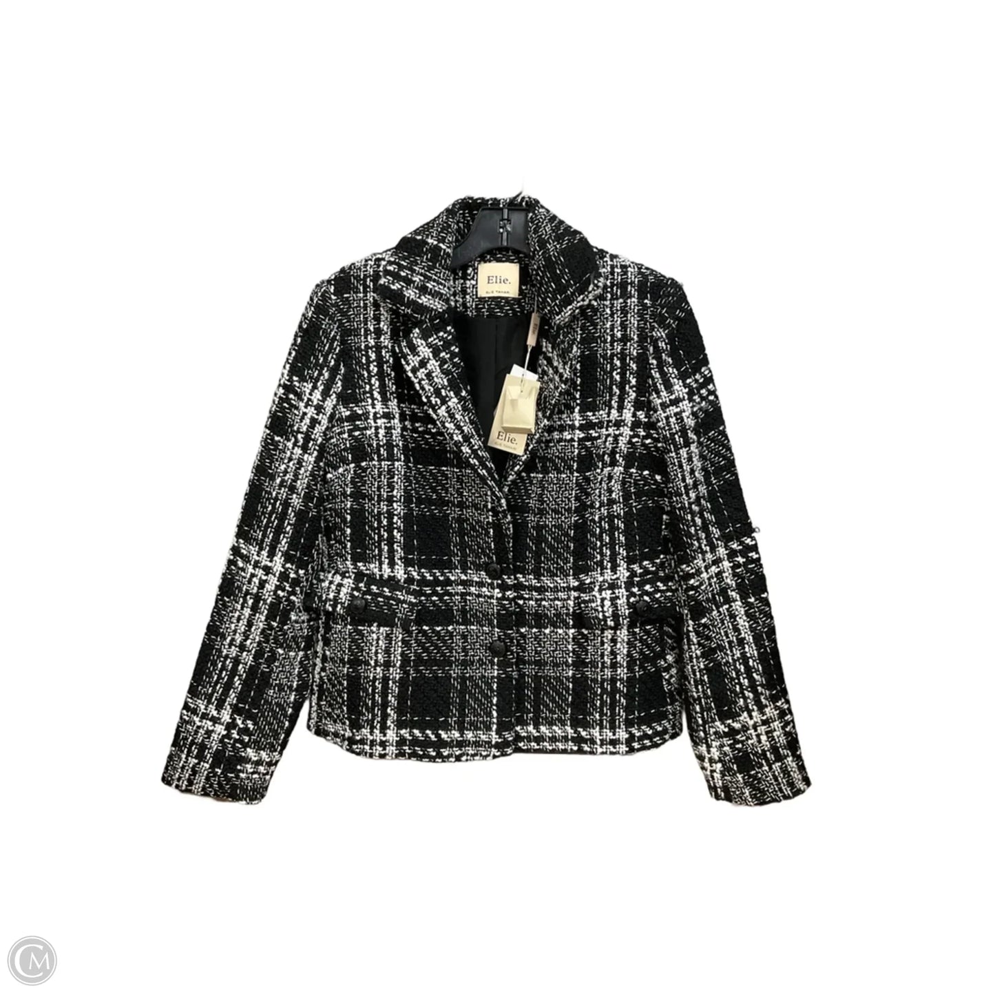 Blazer By Elie Tahari In Black & White, Size: S
