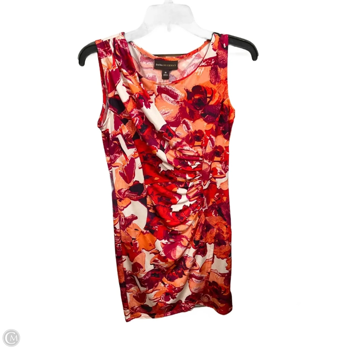 Dress Casual Short By Dana Buchman In Pink & Red, Size: Xs