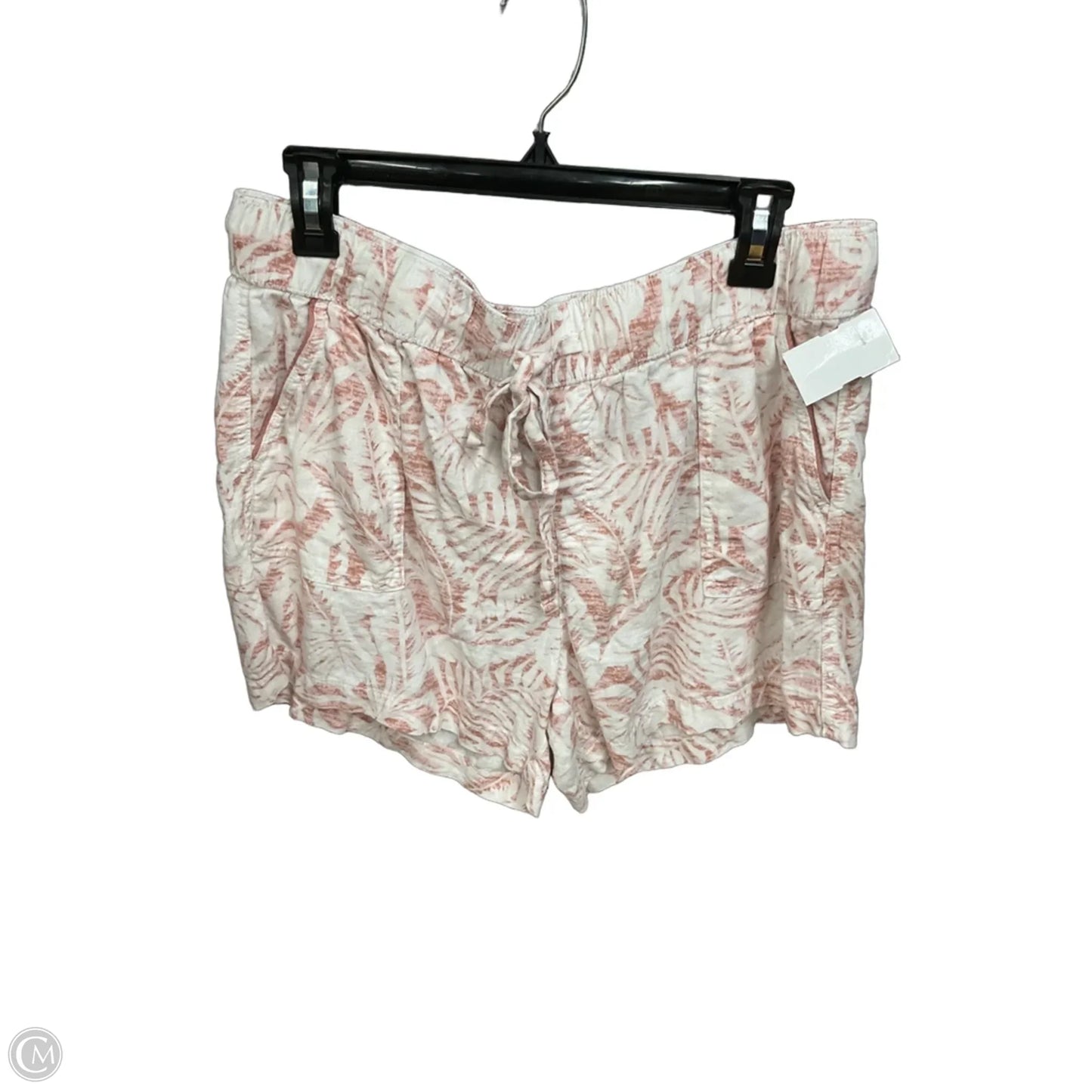 Shorts By Clothes Mentor In Pink & White, Size: 12