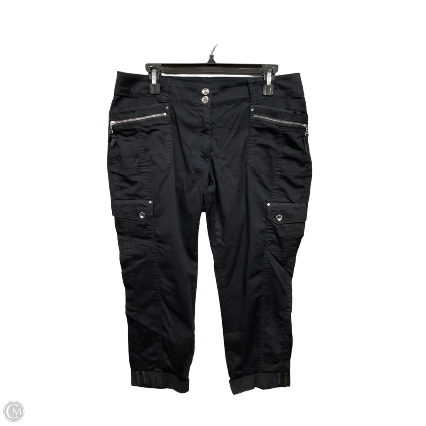 Pants Cropped By White House Black Market In Black, Size: 8