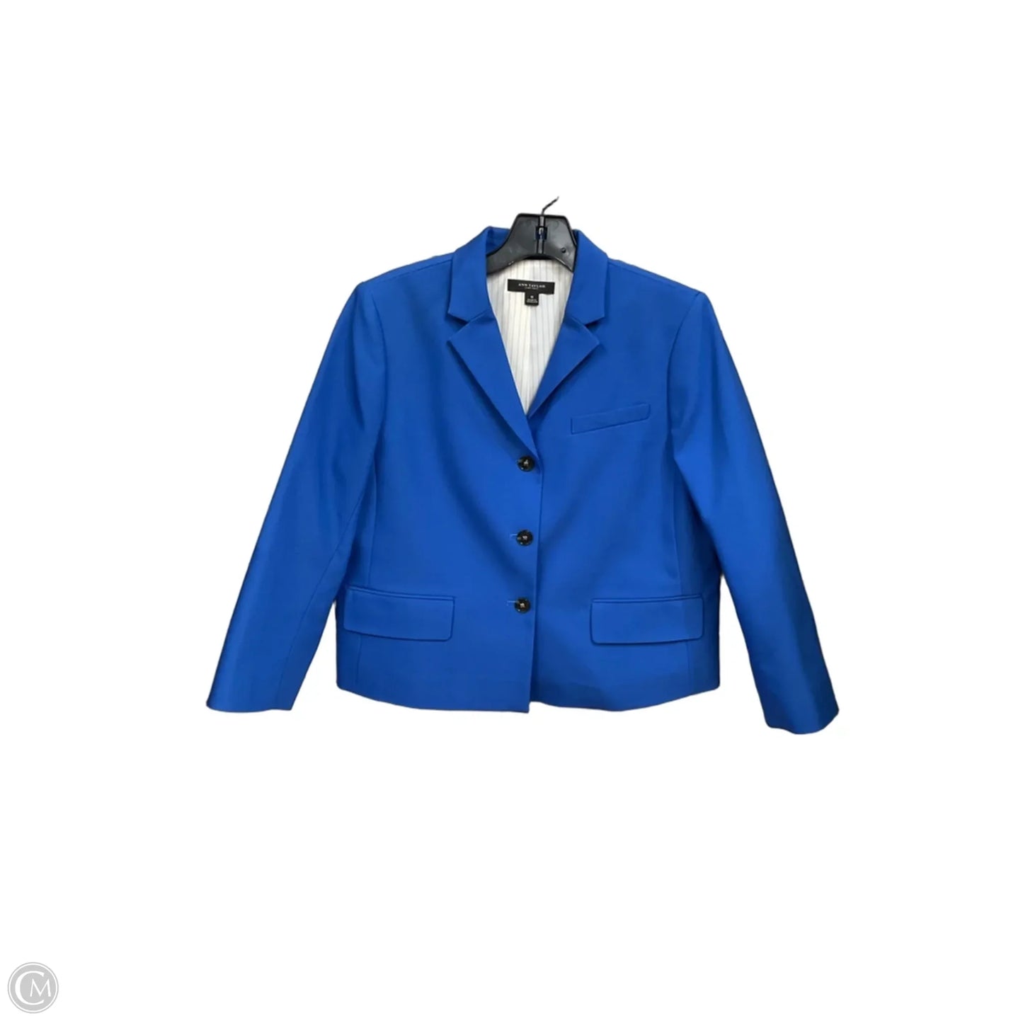 Blazer By Ann Taylor In Blue, Size: 8