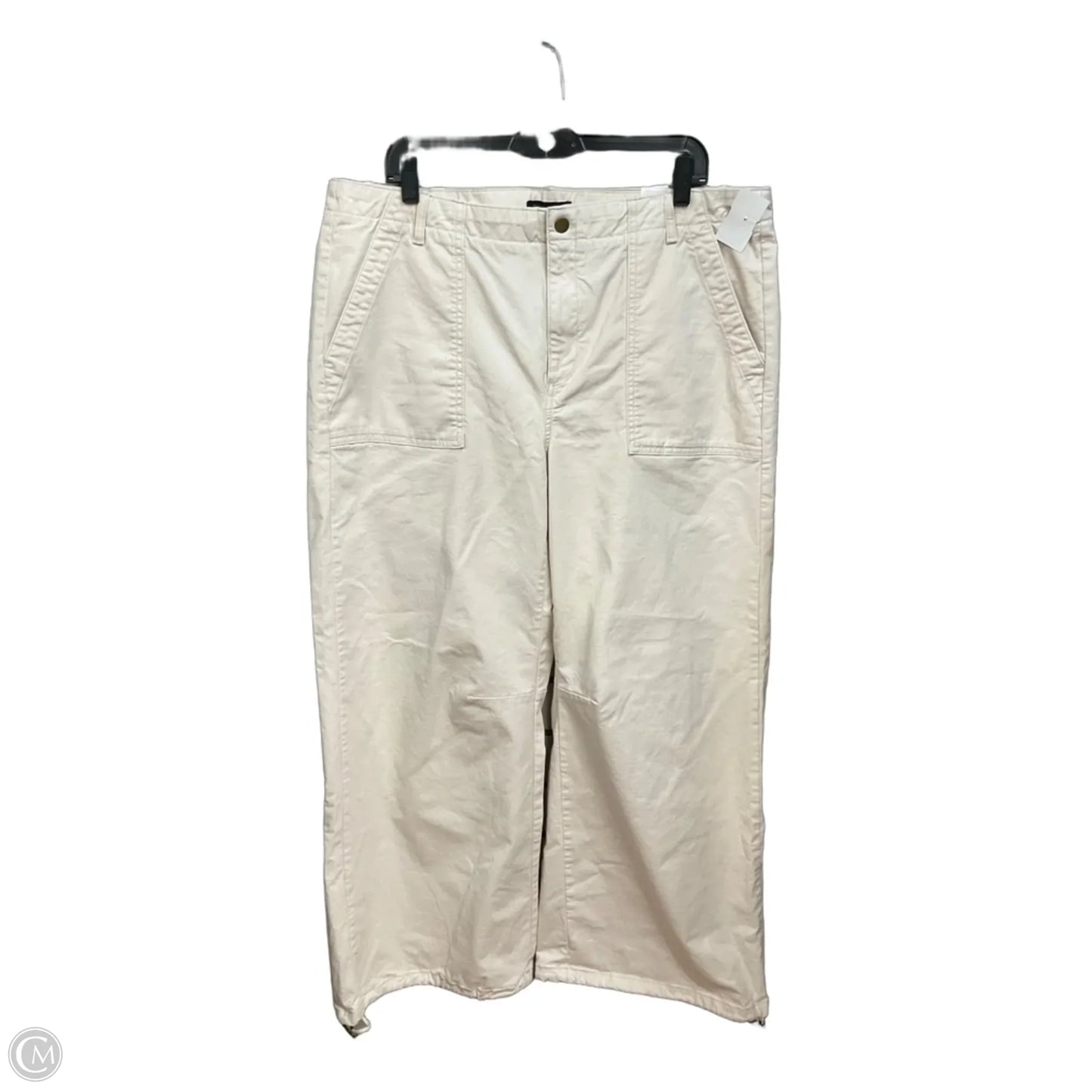 Pants Wide Leg By Banana Republic In Beige, Size: 16