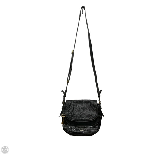Handbag Leather By Fossil, Size: Small