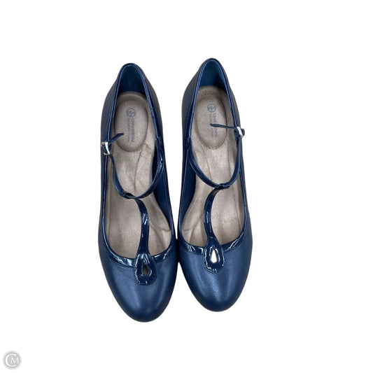 Shoes Heels Kitten By Giani Bernini In Blue, Size: 9