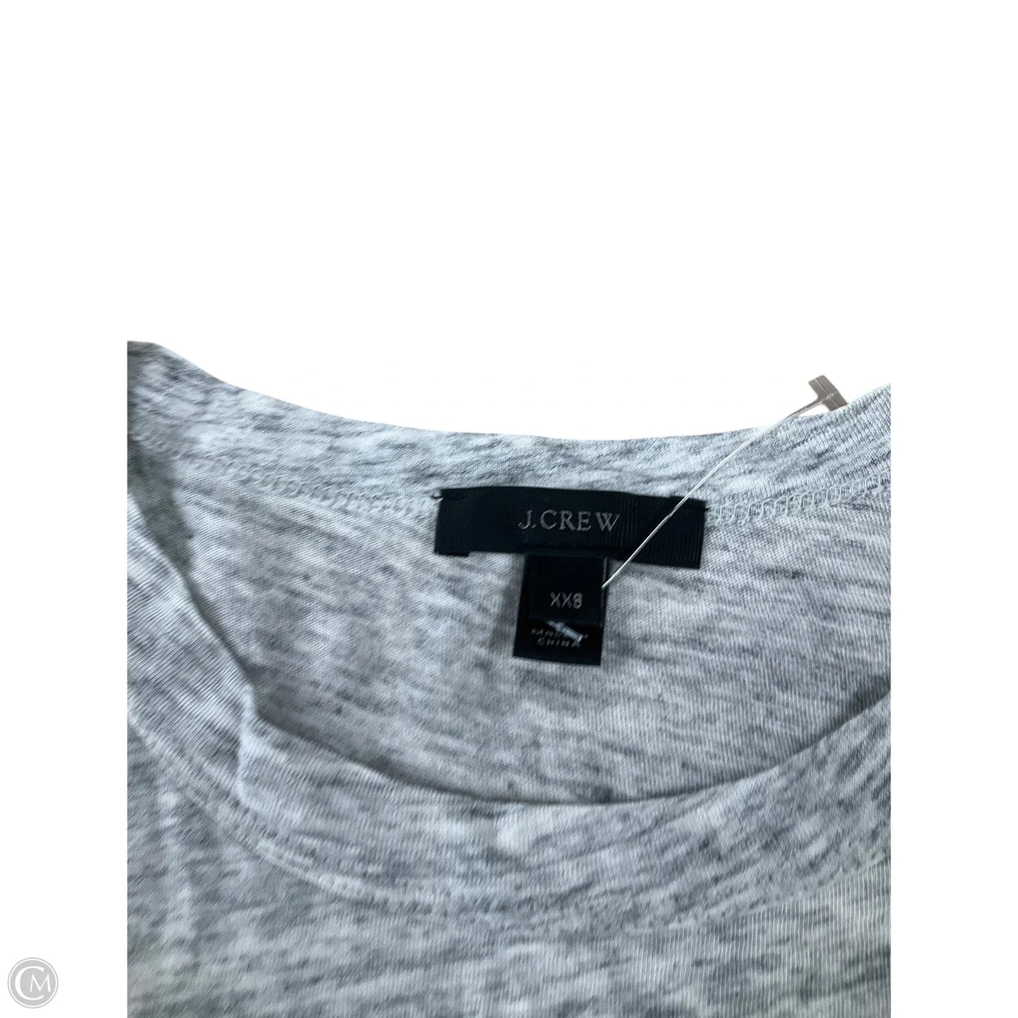 Top Short Sleeve By J. Crew In Grey, Size: Xxs