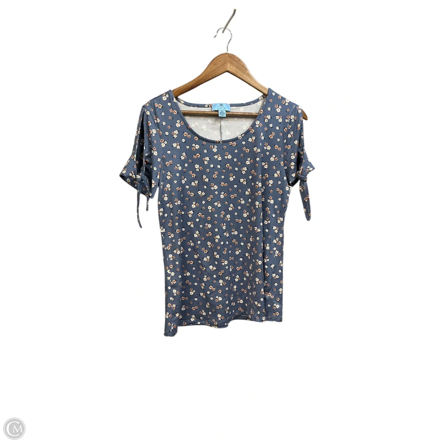 Top Short Sleeve By Cece In Floral Print, Size: Xs