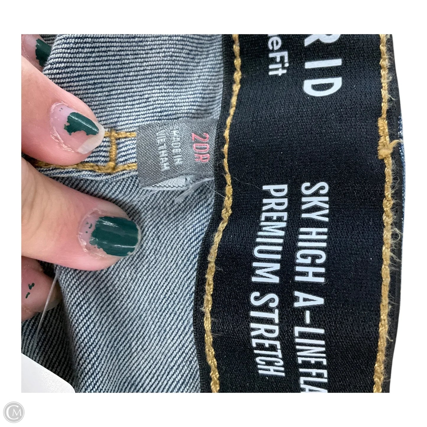 Jeans Straight By Torrid In Blue Denim, Size: 18