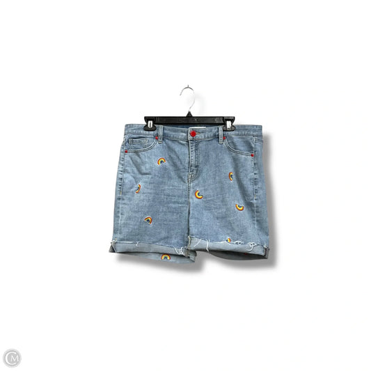 Shorts By Lane Bryant In Blue Denim, Size: 12