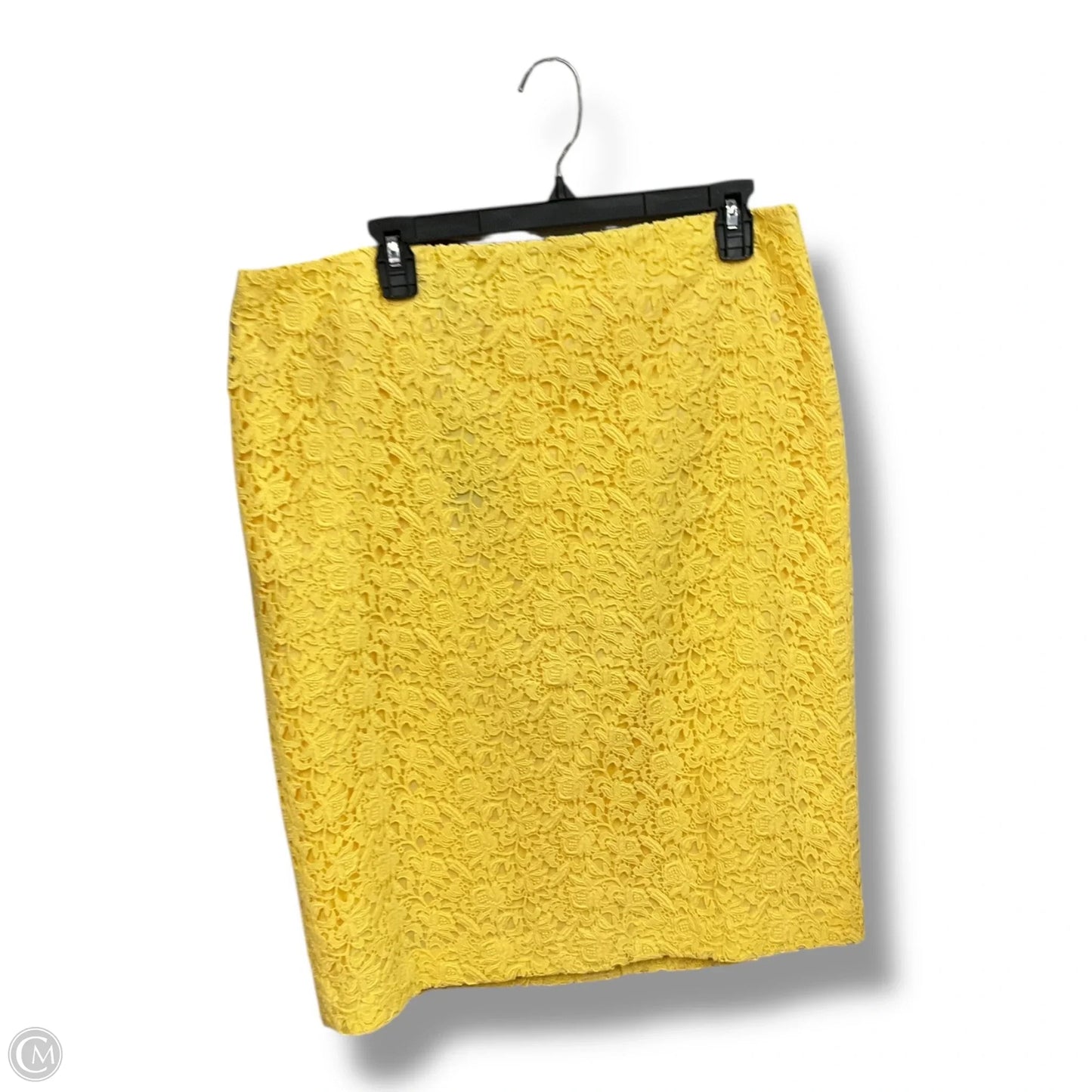 Skirt Midi By Talbots In Yellow, Size: 14