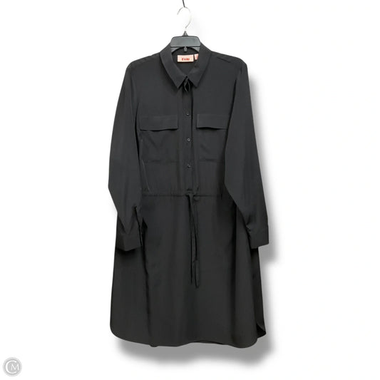 Dress Casual Midi By Evri In Black, Size: 1x