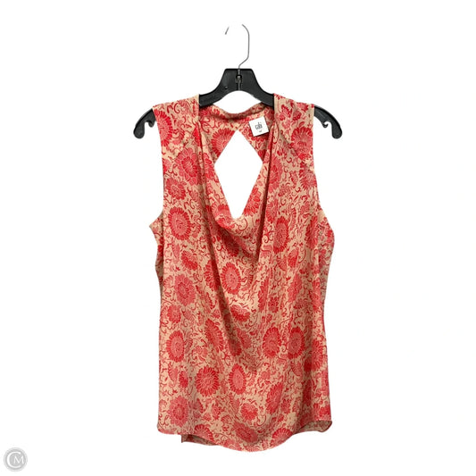 Blouse Sleeveless By Cabi In Pink, Size: M
