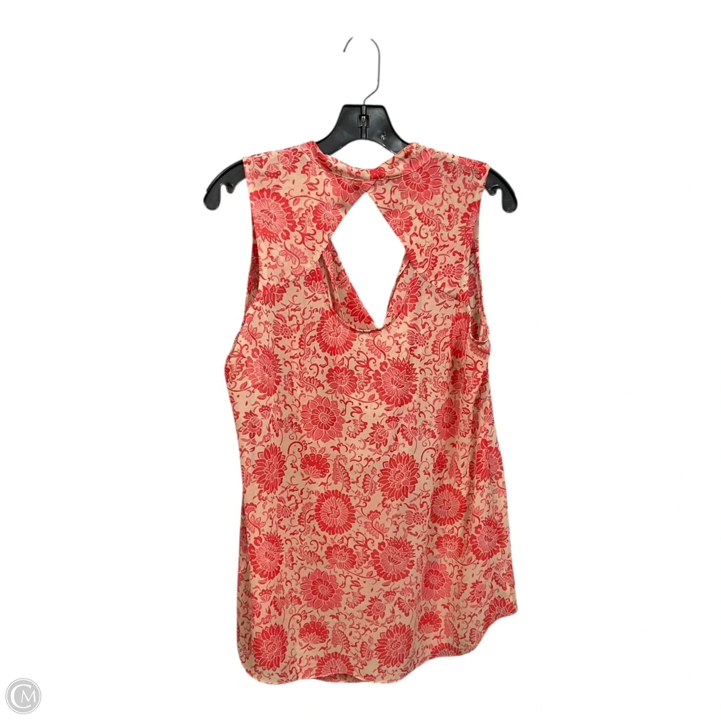 Blouse Sleeveless By Cabi In Pink, Size: M