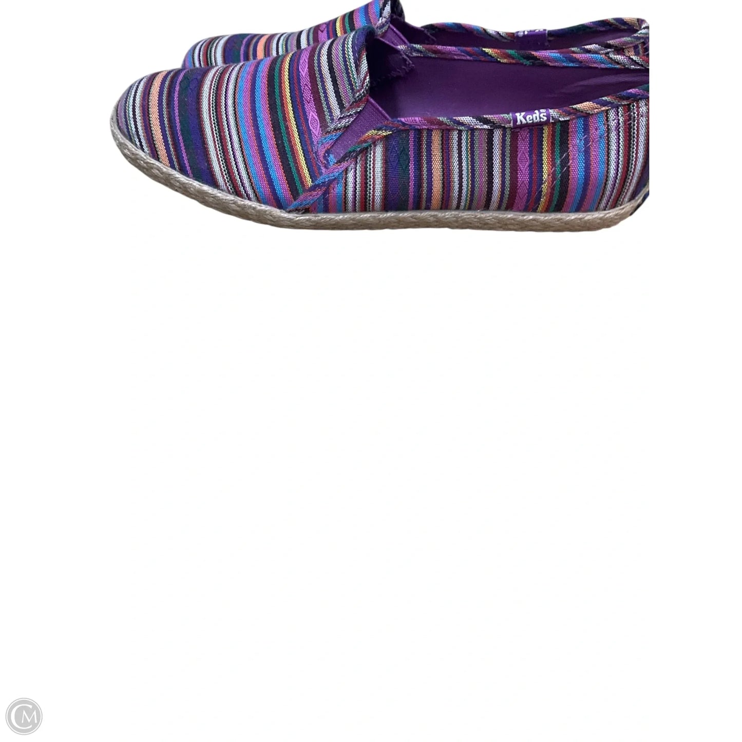 Shoes Flats By Keds In Striped Pattern, Size: 9.5
