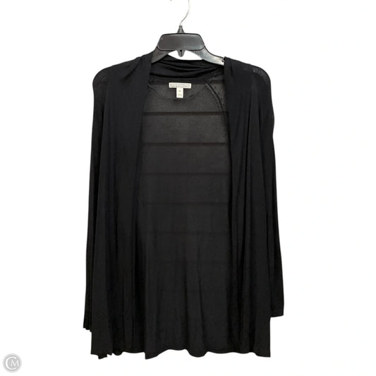 Cardigan By Dana Buchman In Black, Size: Xl