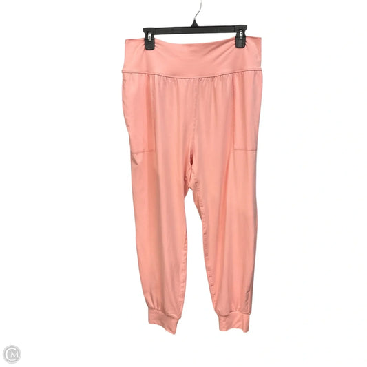 Athletic Pants By Clothes Mentor In Peach, Size: 2x